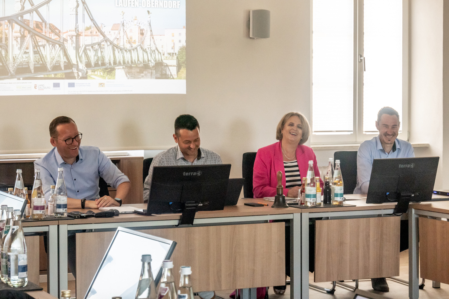 Pressegespräch Stadt- und Standortmarketing Laufen-Oberndorf