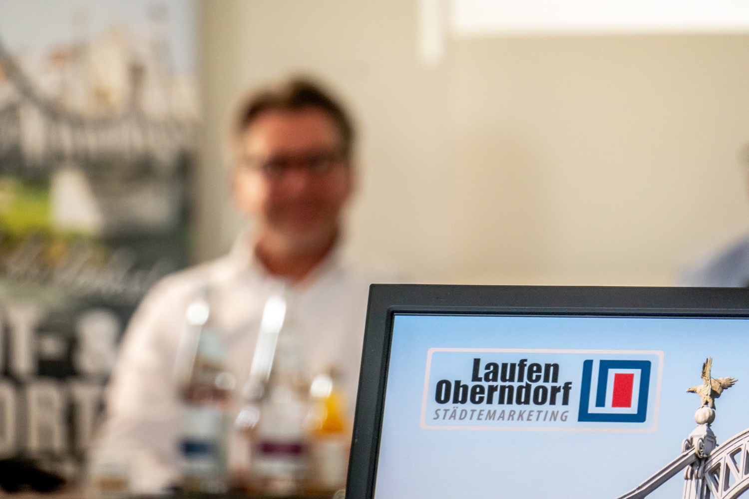 Pressegespräch Stadt- und Standortmarketing Laufen-Oberndorf