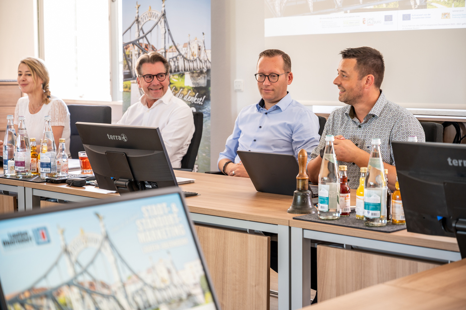 Pressegespräch Stadt- und Standortmarketing Laufen-Oberndorf